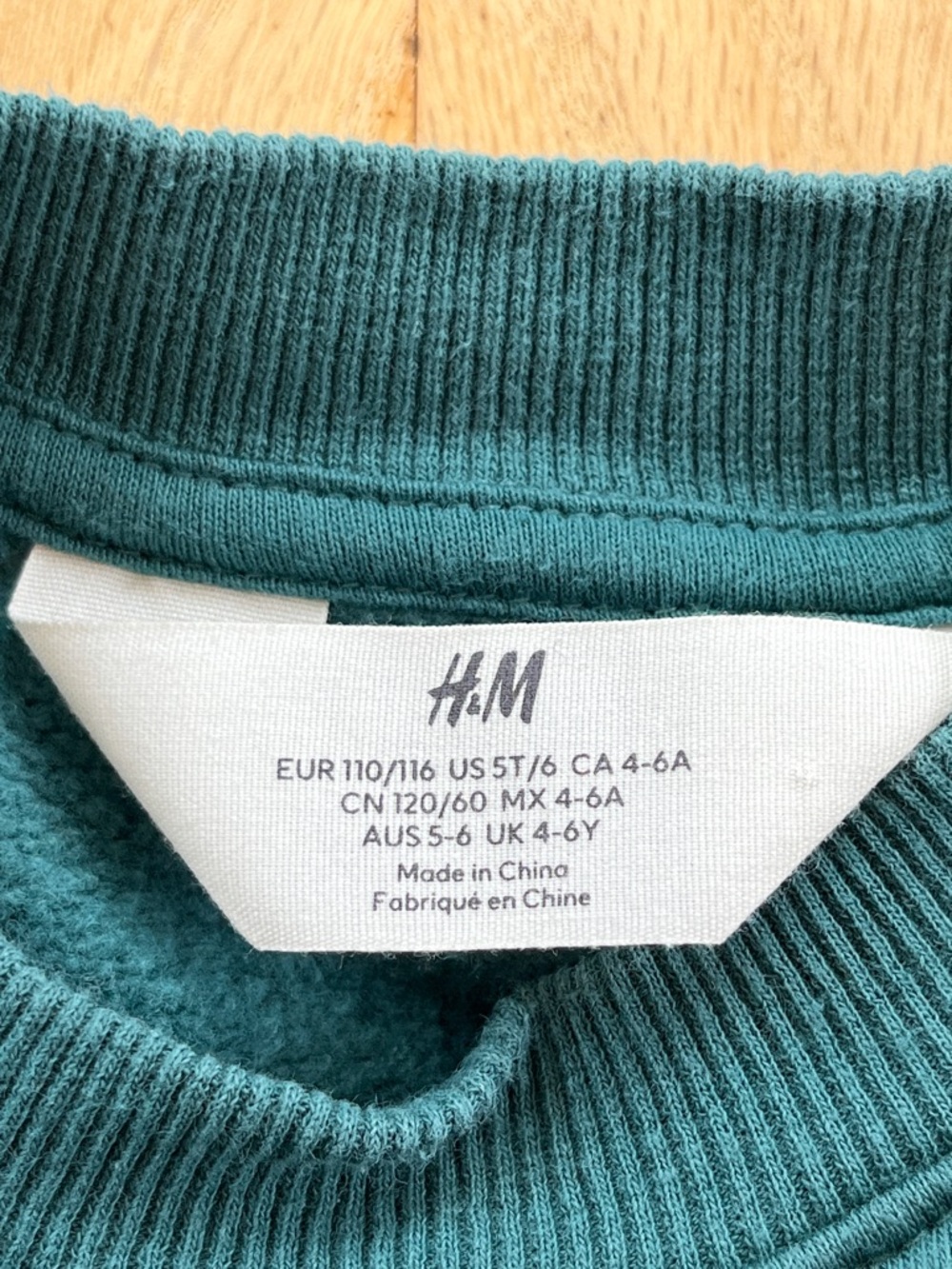 Kids' H&M Teal Pikachu Sweatshirt - Picture 4 of 10